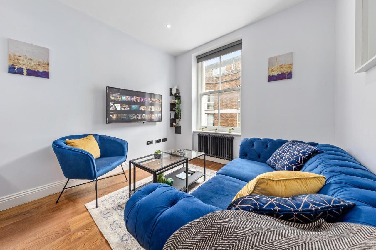 Stylish 2 Bedroom Apartment In Westminster Sleeps 5 With Ac London Eksteriør bilde