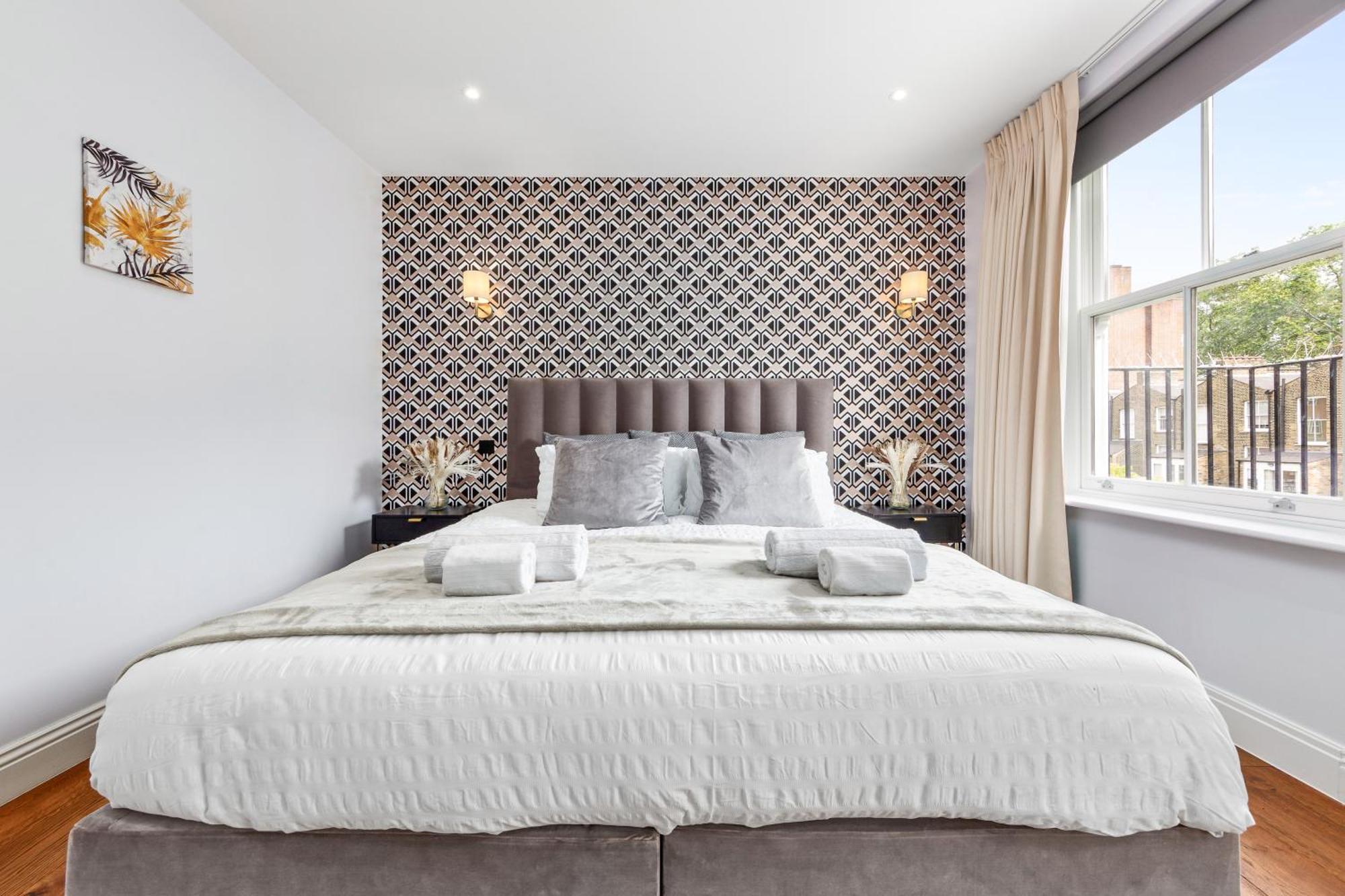 Stylish 2 Bedroom Apartment In Westminster Sleeps 5 With Ac London Eksteriør bilde