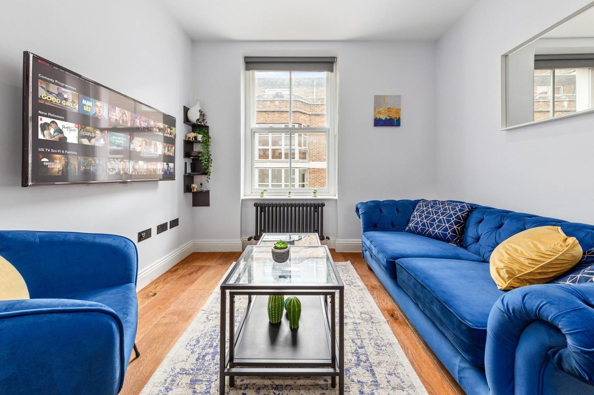 Stylish 2 Bedroom Apartment In Westminster Sleeps 5 With Ac London Eksteriør bilde
