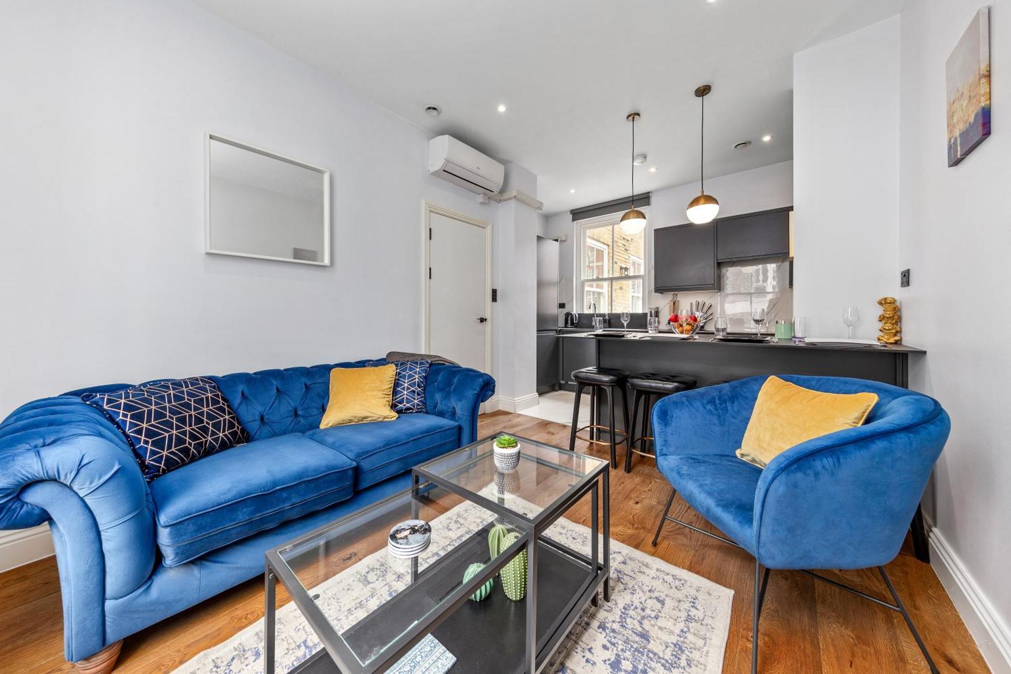 Stylish 2 Bedroom Apartment In Westminster Sleeps 5 With Ac London Eksteriør bilde