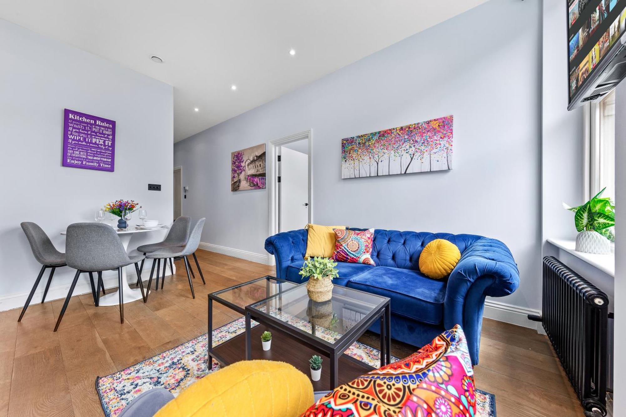 Stylish 2 Bedroom Apartment In Westminster Sleeps 5 With Ac London Eksteriør bilde